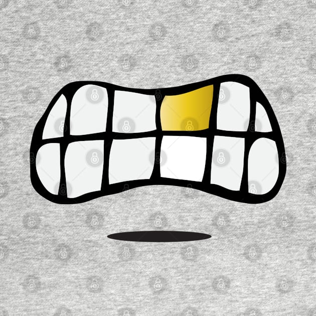 grillz Comic Golden tooth by Rayrock76